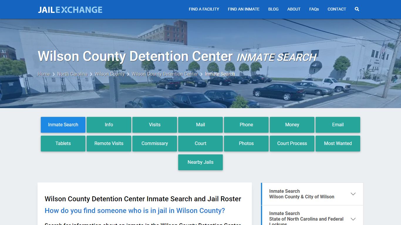 Wilson County Detention Center Inmate Search - Jail Exchange